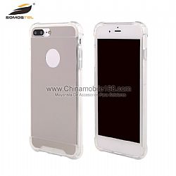 Wholesale anti-drop acrylic mirror protector case for Samsung J7