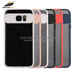 Funda TPU Transparente Con Marco Para Samsung S7E S8 S8Plus