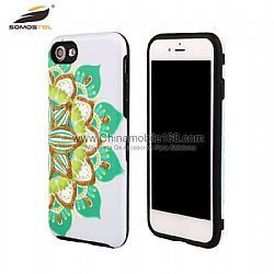 Funda 2 En 1 Con Soporte Invisible Y Diseno De Datura Para iphone8