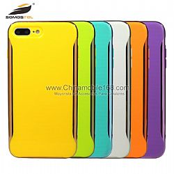 Funda 2 En 1 Con Color Brillante Y  Orilla Galvanoplastia