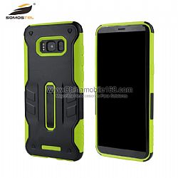 Anti-shock warrior with metal holder case for S8 plus