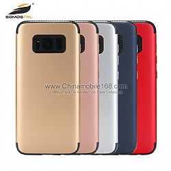 Wholesale carbon fiber 2 in 1 light armor series cover case for Iphone8 OPPO R11