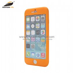 Wholesale 360 liquid silicone shockproof protector case for Iphone5G 6G 7G