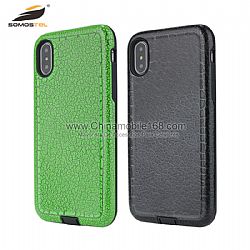 Funda 2 en 1 de TPU con diseño araña y PC con textura de grieta para Iphone X/LG K7