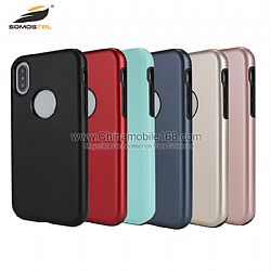 Mayoreo protector 2 en 1 a pintura liso para IphoneX/Samsung S7/J3