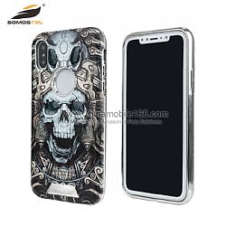 Super delgado protector skull serie caballero en alivio+galvanoplastia para Iphone 6G/7G