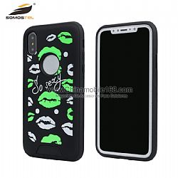 Mayoreo fundas TPU suave en efecto de luminoso firefish para IPhone8/Samsung J5