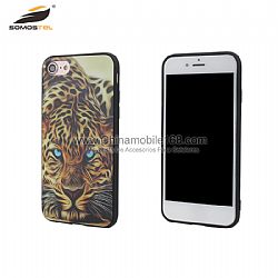 For MOTO G4/LG G6  anti-fall case with glass sheet design