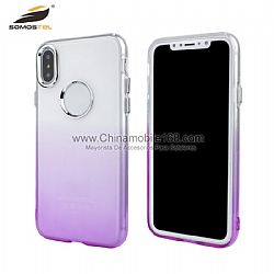 Anti shock translucent monochrome gradient TPU case for Samsung Note8/J7