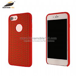 New arrival premium liquid silicone case with crossgrain design