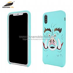 Anti-impact 3D cartoon relief phone case for IphoneX