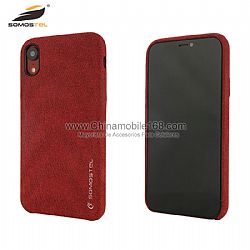 Full protect PC case with plush and microfiber line