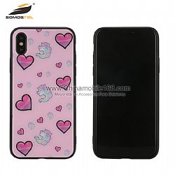 Cheap price TPU+PC acrylic printed case for Xiaomi/Moto