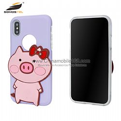 PAUL KNIGHT TPU+PC  PROTECTOR CASE WITH PC RUBBER OIL AND SILICONE BIG DOLL