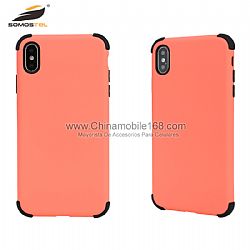 Excelente calidad color puro espejo TPU + PU protectores de teléfono