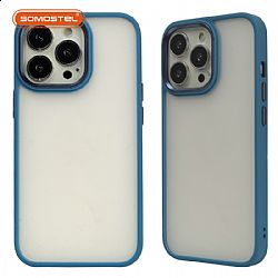 3 in 1 Metal Oil Injection Electroplate TPU  Acrylic Phone Case for iPhone13Pro