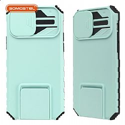 Three-dimensional Holder  Sliding Lens Protective Cover  Phone Case