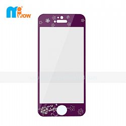 Deluxe Purple Tempered Glass Screen Film Protector for iPhone 5S (Front & Back)