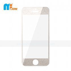 Transparent 3D Diamond Rhomb Design Tempered Glass Screen Protector for iPhone 5s