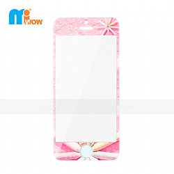 Girly Pink Fashion Pattern Tempered Glass Screen Protector Kit for iPhone 5S (Front  & Back)