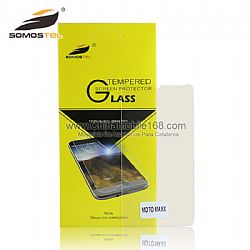 Hardness tempered glass cell phone screen protectors for MOTO MAXX