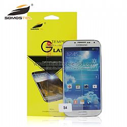 Tempered glass mobile phone screen protector for Samsung Galaxy S4