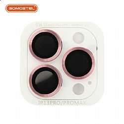 CD Pattern Eagle Eye Camera Lens Tempered Glass Screen Protector With Baseplate