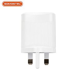 Cargador rápido de puertos USB QC3.0 y cable USB con luz indicadora