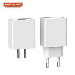 Esmerilado económico 10W USB Puerto de salida Cargador de pared Adaptador portátil de viaje