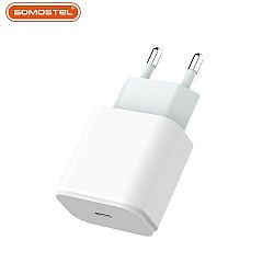 USB-C PD 20W cargador rápido portátil ABS cargador rápido de pared adaptador de viaje