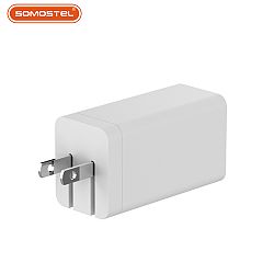 Cargador rápido plegable de 25W USB- A+USB-C Dual Ports