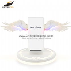 Quick and safe charging angel wings wireless charger