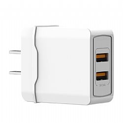 SMS-A138 cargador de viaje para PC de 5V 2.4A portátil con cable USB