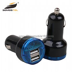 Q3 Pezón cargador de coche adaptador dual USB