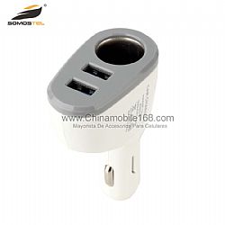 Wholesale 5V2.4A Car Double USB Charging Socket
