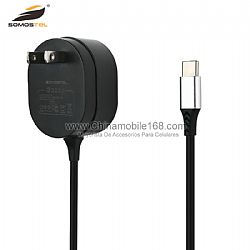 Reliable performance 5v 3a black charger adapter with cable