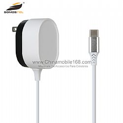 Multi protecitons white+black dual colors fast charger