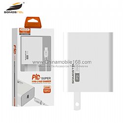 Lightweigth 20W PD fast charger with multiple protection