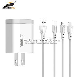 SMS-AT01 Fast Charger 5V2.1A for iPhone With Cable