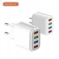 5V 2A  standard four USB Fast Charger for EU Plug/US Plug