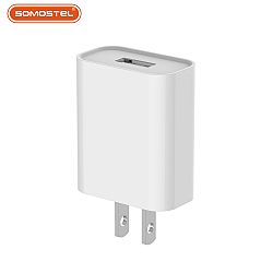 Adaptador de viaje económico con cargador de pared rápido USB de 10 W para enchufe UE/EE.UU.