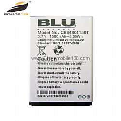 Universal Battery Replacement Mobile Phone Battery for BLU 3.7V 1500mAh C684804150T