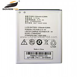 Nueva batería de repuesto compatibles para BLU 3.7V 1700mAh C706045200T