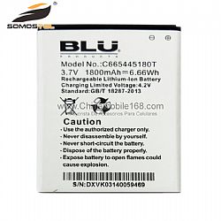 Universal Battery Replacement Mobile Phone Battery for BLU 3.7V 1800mAh C665445180T