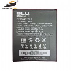 Universal Battery Replacement Mobile Phone Battery for BLU 3.7V 2000mAh C706045200P