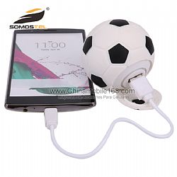 portable power bank 2200Mah football shape power bank charger for samsung