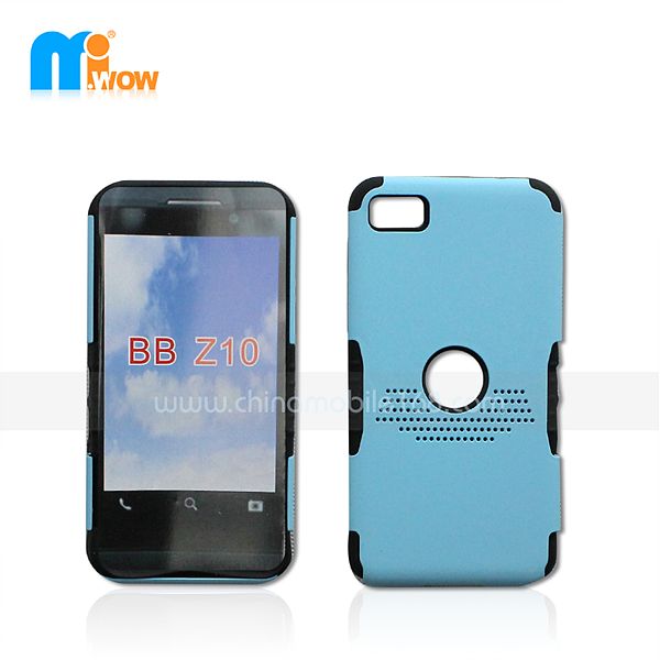 PC+silicon 2 in 1 case for Blackberry Z10