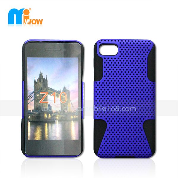 PC+silicon 2 in 1 case for Blackberry Z10