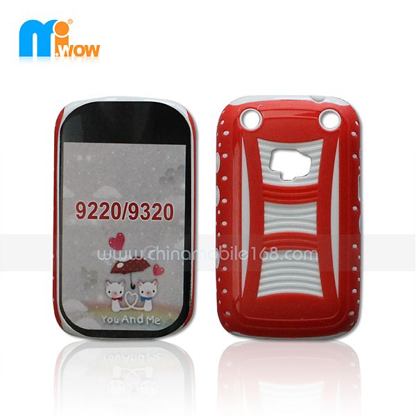 PC + TPU Funda 2 en 1 para Blackberry 9220/9320