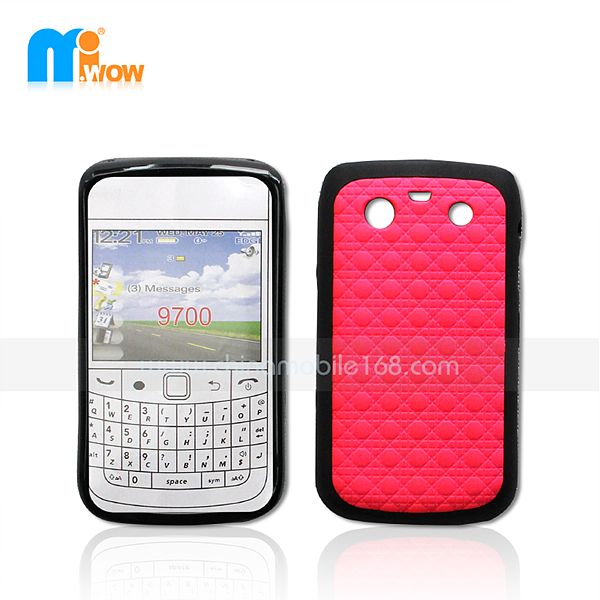 PC + TPU Funda 2 en 1 para Blackberry 9700